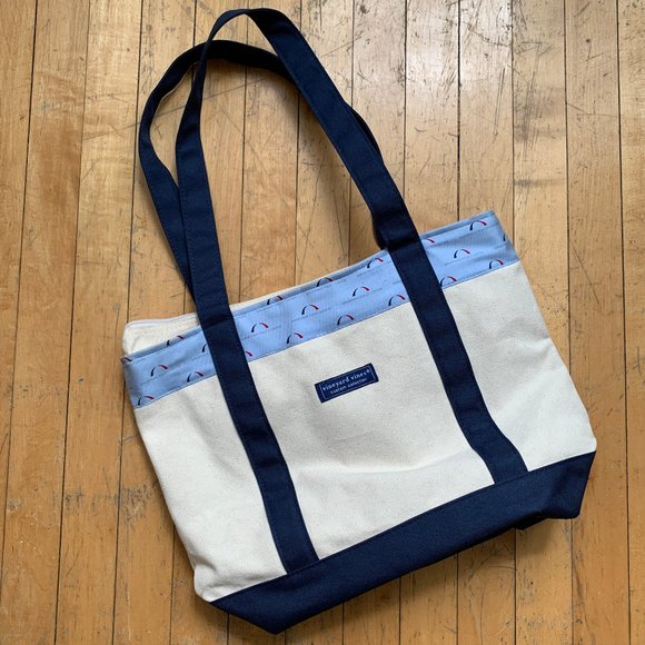 Vineyard Vines Bags Vineyard Vines Custom Collection Canvas Tote Bag Poshmark